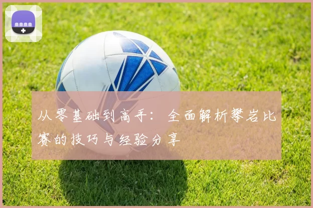 从零基础到高手：全面解析攀岩比赛的技巧与经验分享
