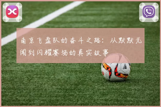 南京飞盘队的奋斗之路：从默默无闻到闪耀赛场的真实故事
